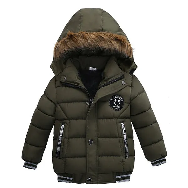 Autumn Winter Baby Boys Jacket  Clothes 2 3 4 5 Year