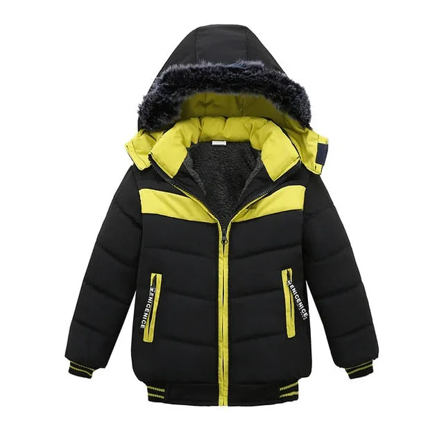 Autumn Winter Baby Boys Jacket  Clothes 2 3 4 5 Year