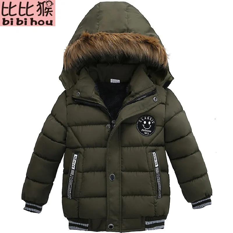 Autumn Winter Baby Boys Jacket  Clothes 2 3 4 5 Year