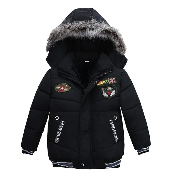 Autumn Winter Baby Boys Jacket  Clothes 2 3 4 5 Year