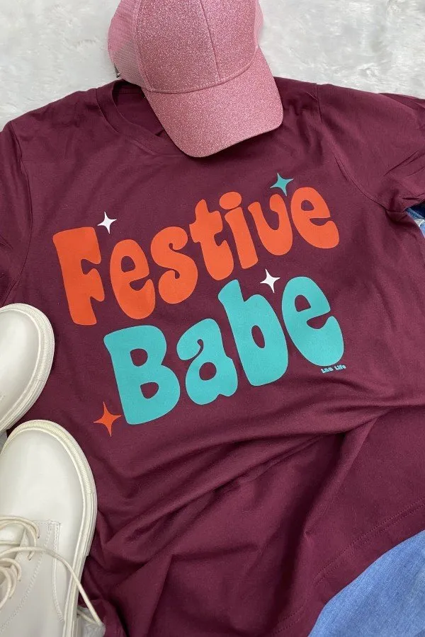 BC FESTIVE BABE - MAROON