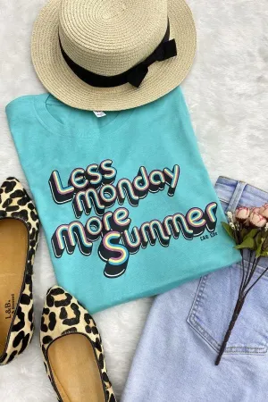 BC LESS MONDAY - TURQUOISE