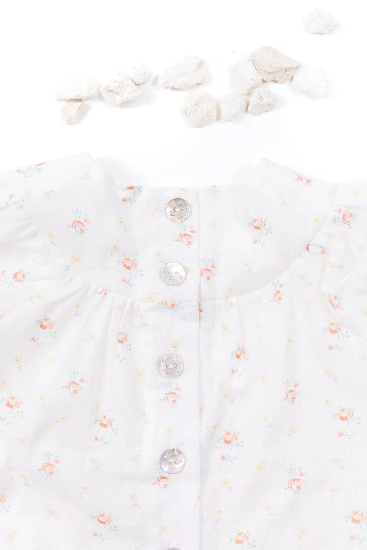 Blouse and Bloomer Set - Flower Print