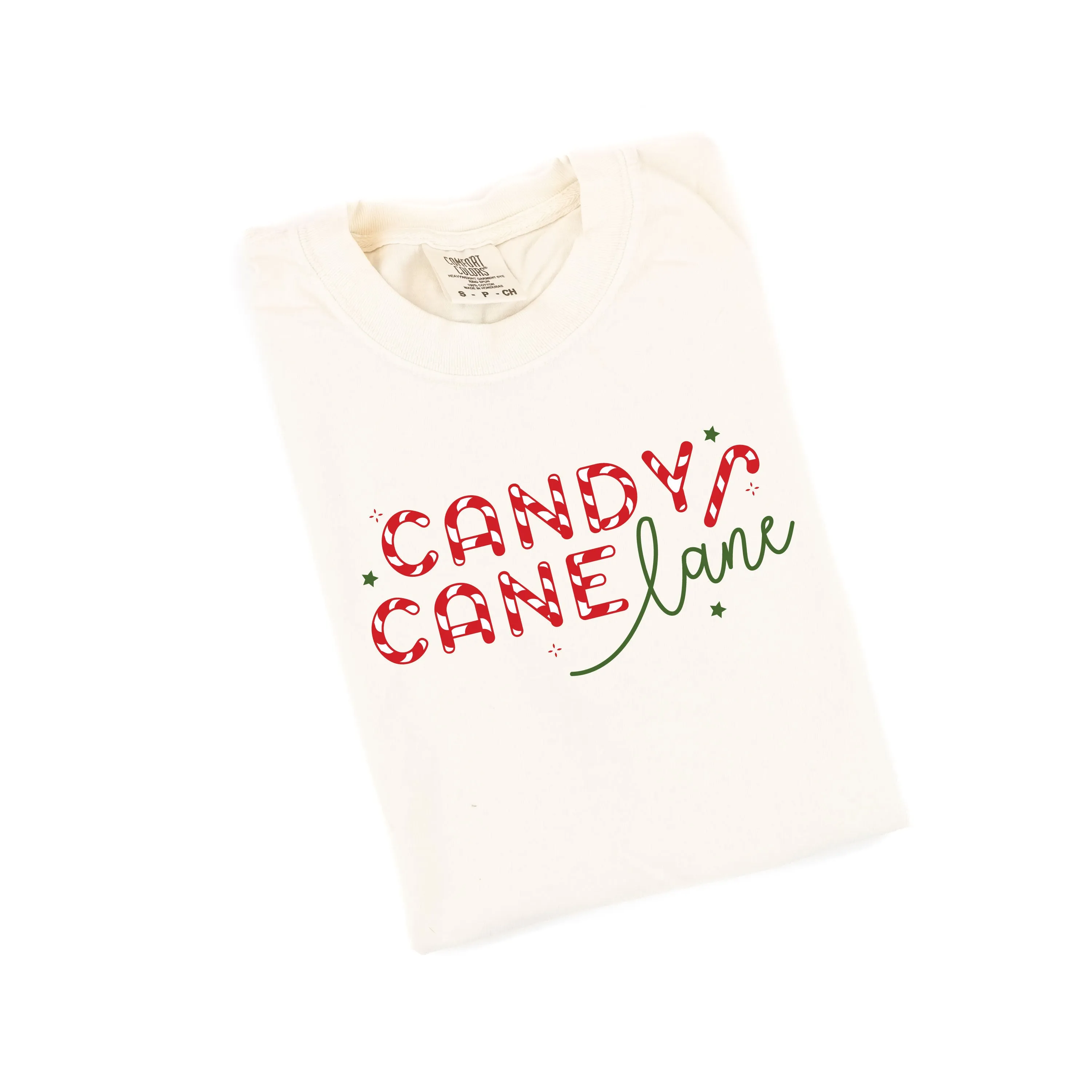 Candy Cane Lane - Comfort Colors Tee