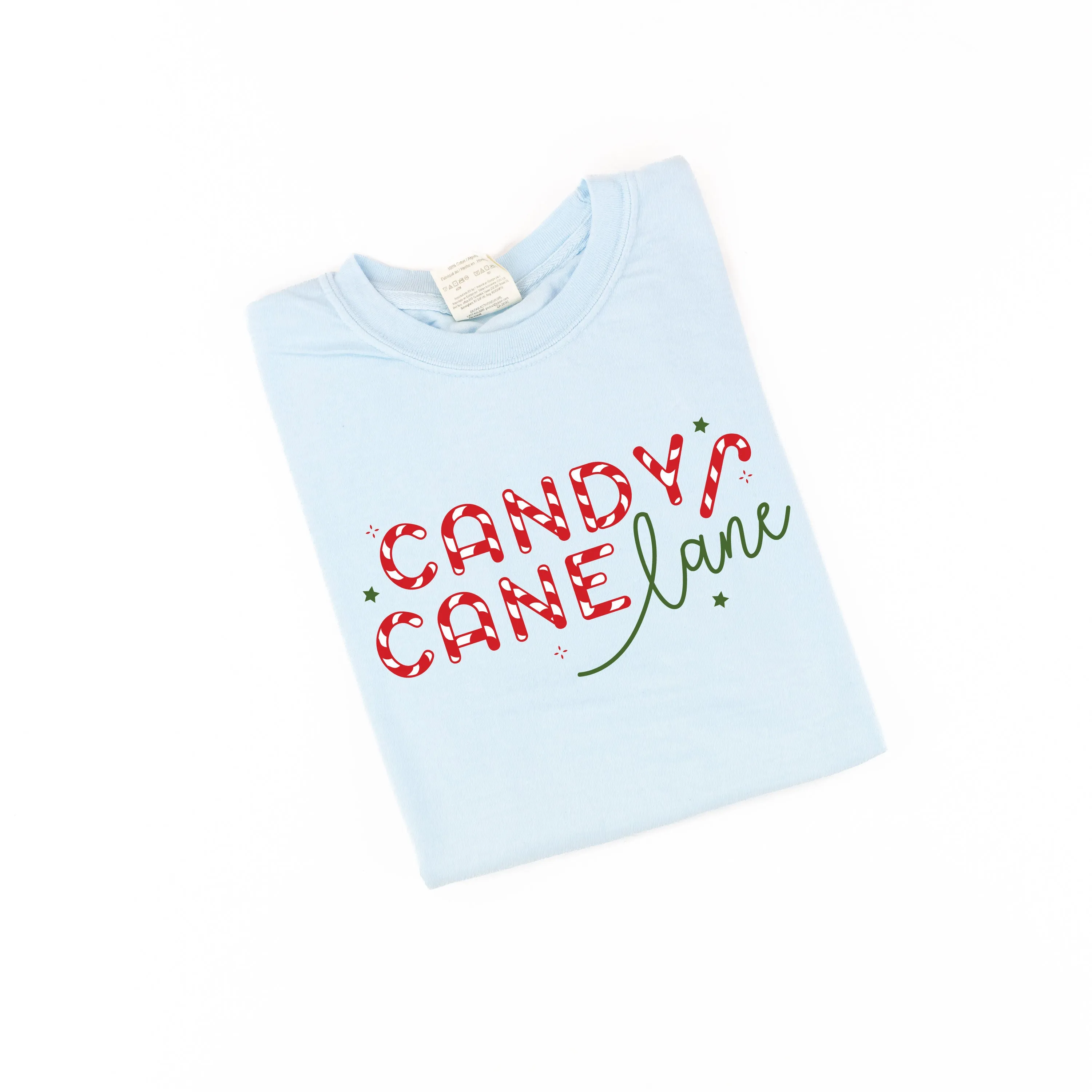 Candy Cane Lane - Comfort Colors Tee