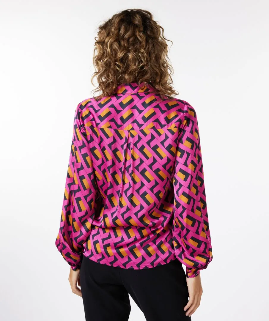 Esqualo Basic Geo Blouse