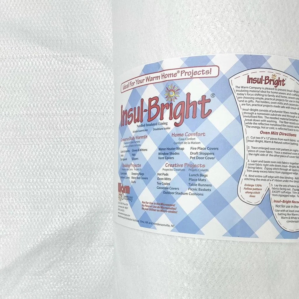 'Insul-Bright' Heat Resistant Wadding - For Quilting