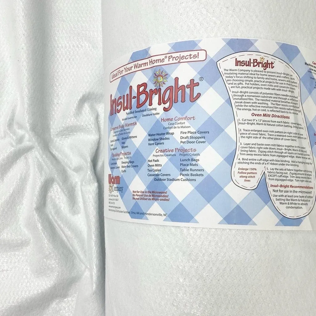 'Insul-Bright' Heat Resistant Wadding - For Quilting