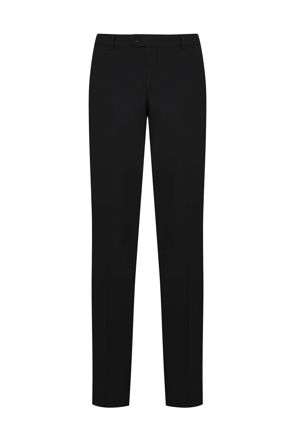 Regular Fit Low Waist Black Dress Pants