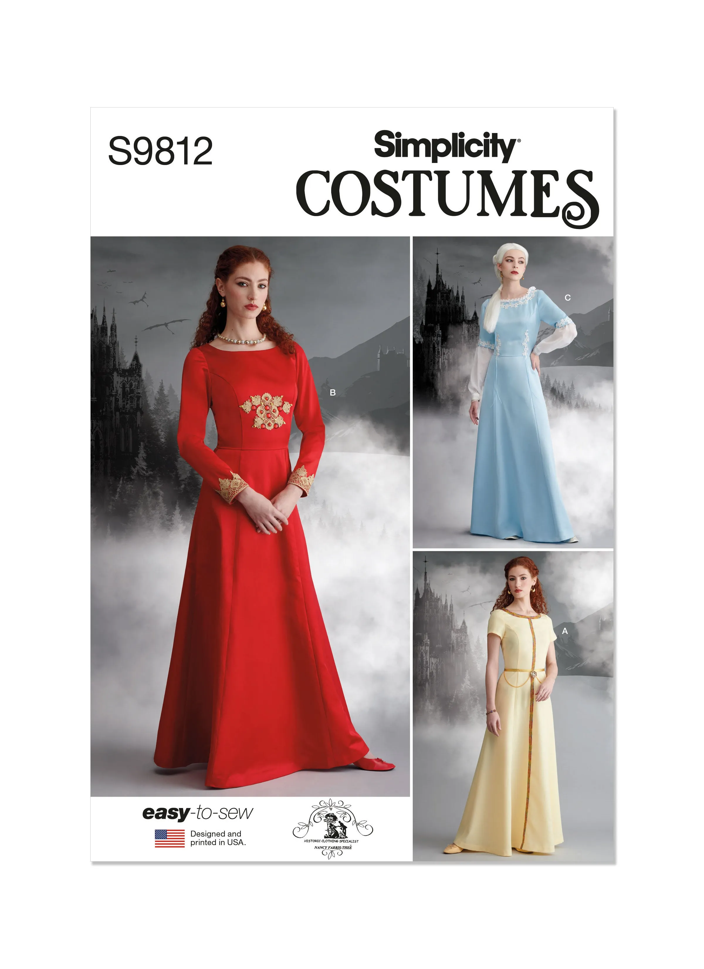 Simplicity Sewing Pattern S9812 MISSES' COSTUMES