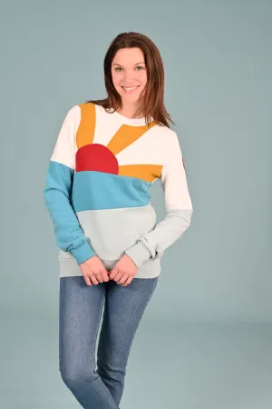 Sunset Pullover Sweatshirt Multi