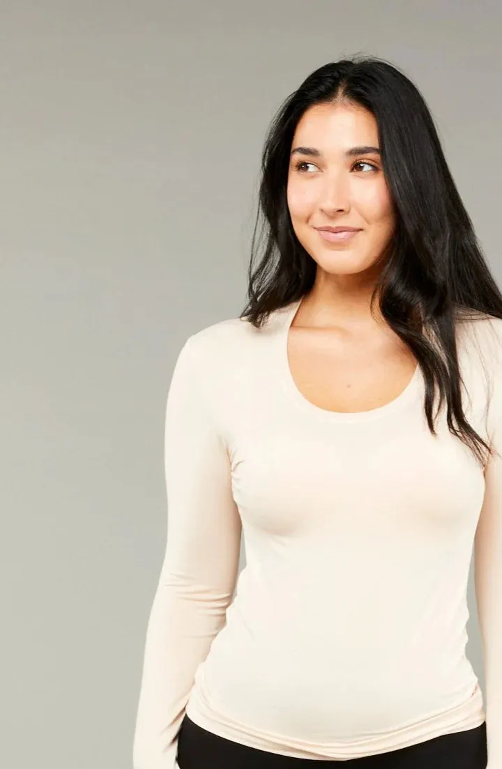 Tani - Scoop Neck Long Sleeve