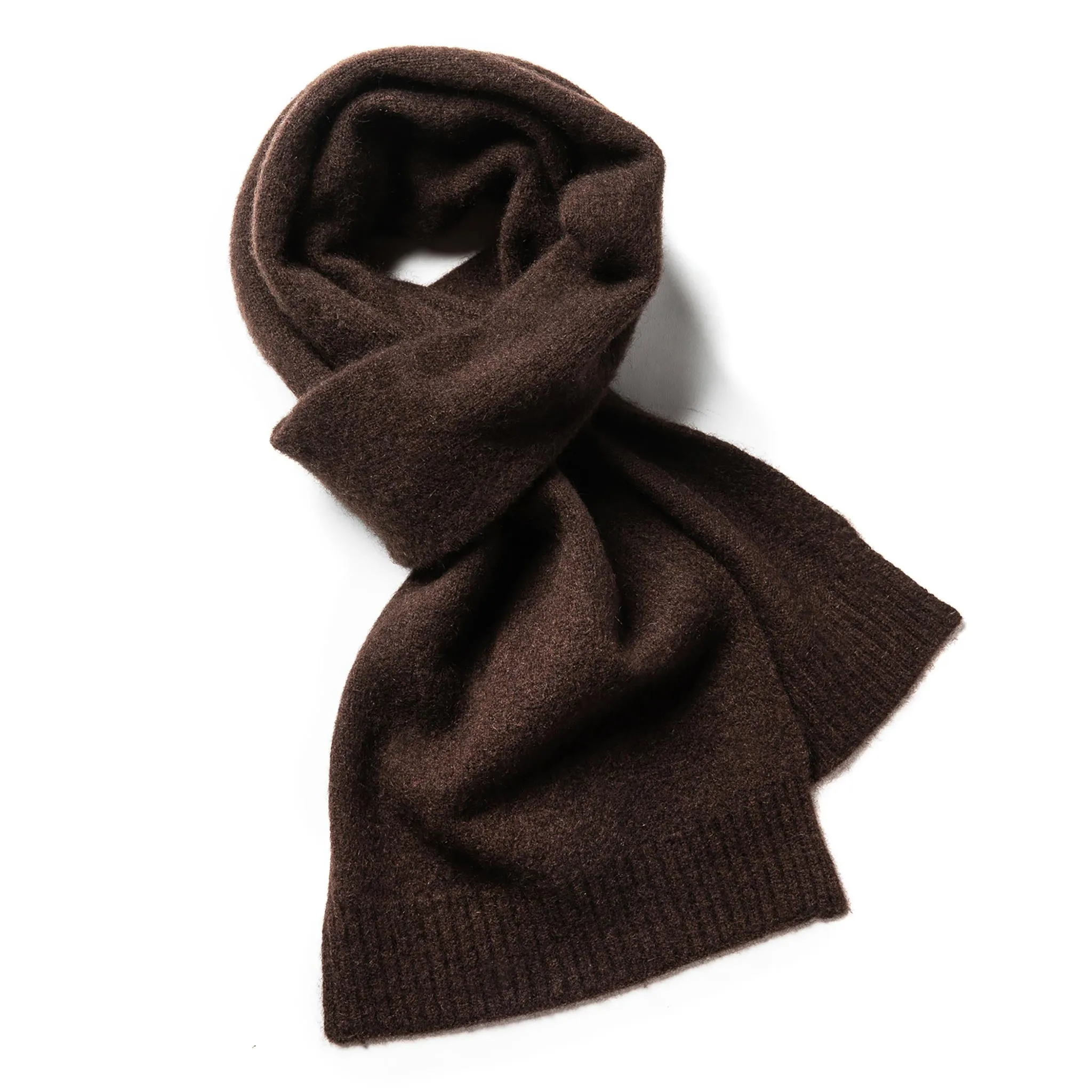 The Scarf in Chocolate Baby Yak