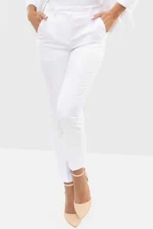 Women's White Suit Separates Pants