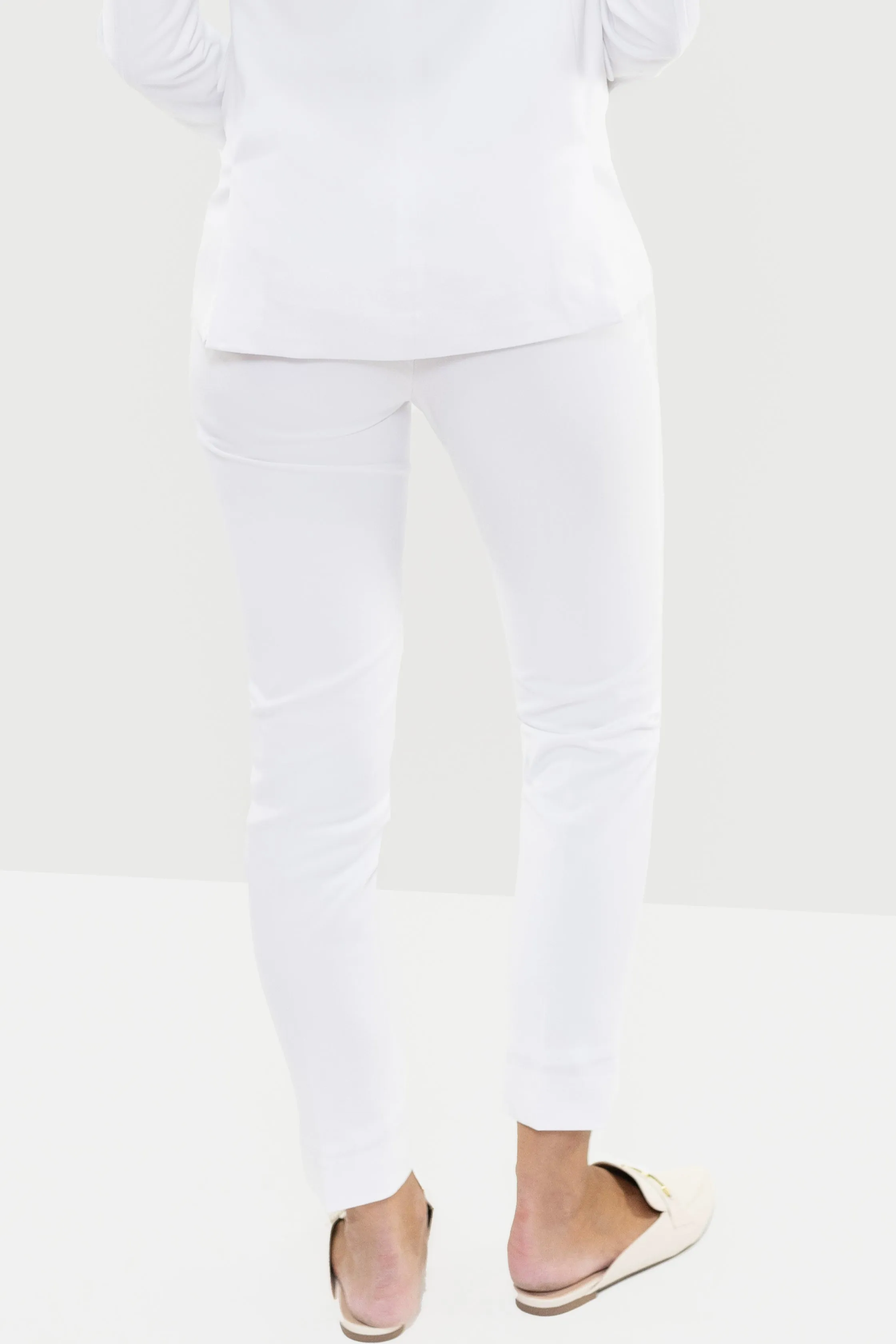 Women's White Suit Separates Pants